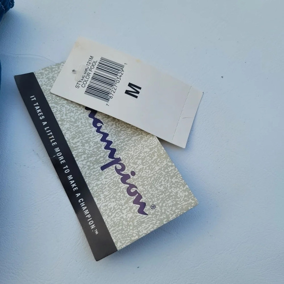 NWT CHAMPION Boys Swim Shorts Blue Turquoise Drawstring Beach Pool M (10-12) - Picture 6 of 10